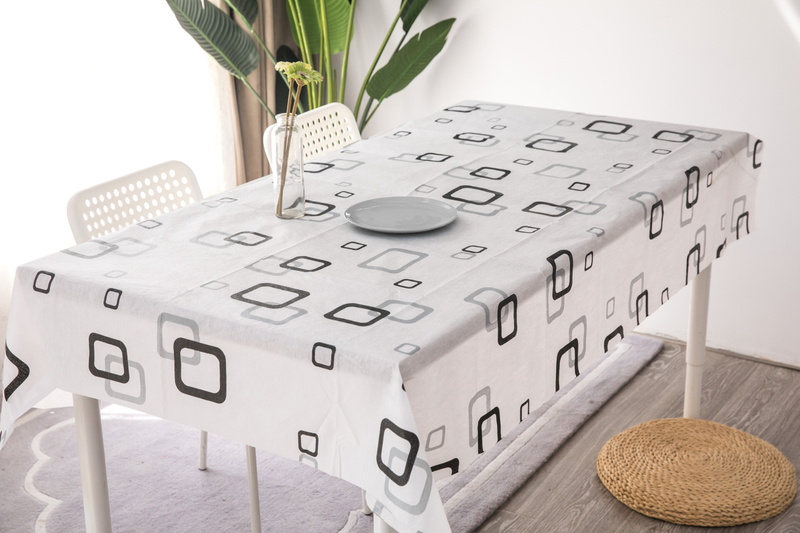  Flannel Tablecloth Printing Square Pattern