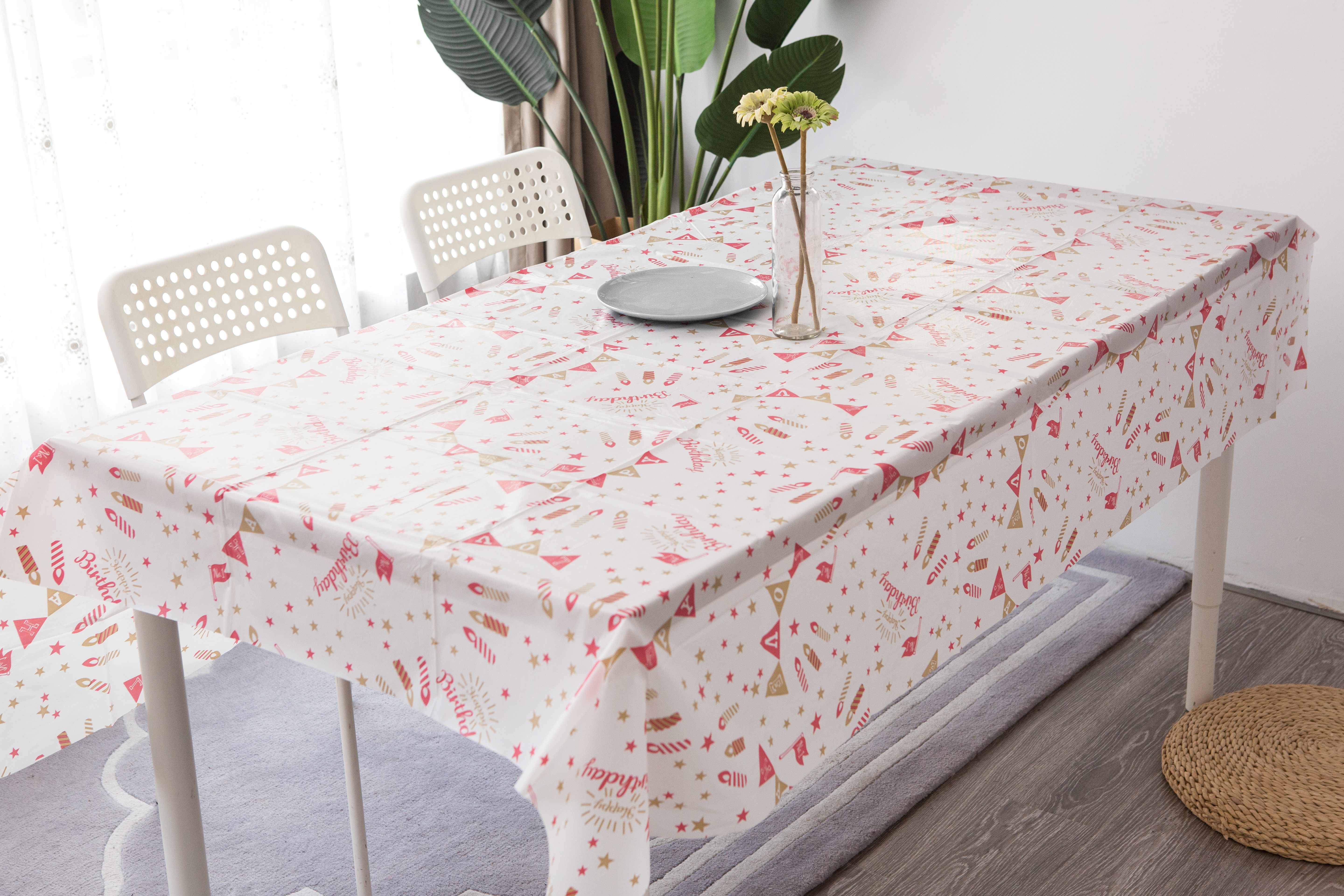 Party Series Pe Table Cover for Birthday