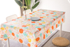  Peva Tablecloth With Flannel Back Printed Flower Pattern For Spring And Autumn
