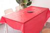 Red Color Pe Table Cover