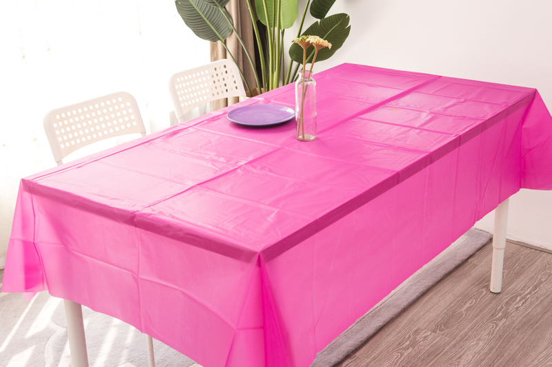 Peach Color Pe Table Cover