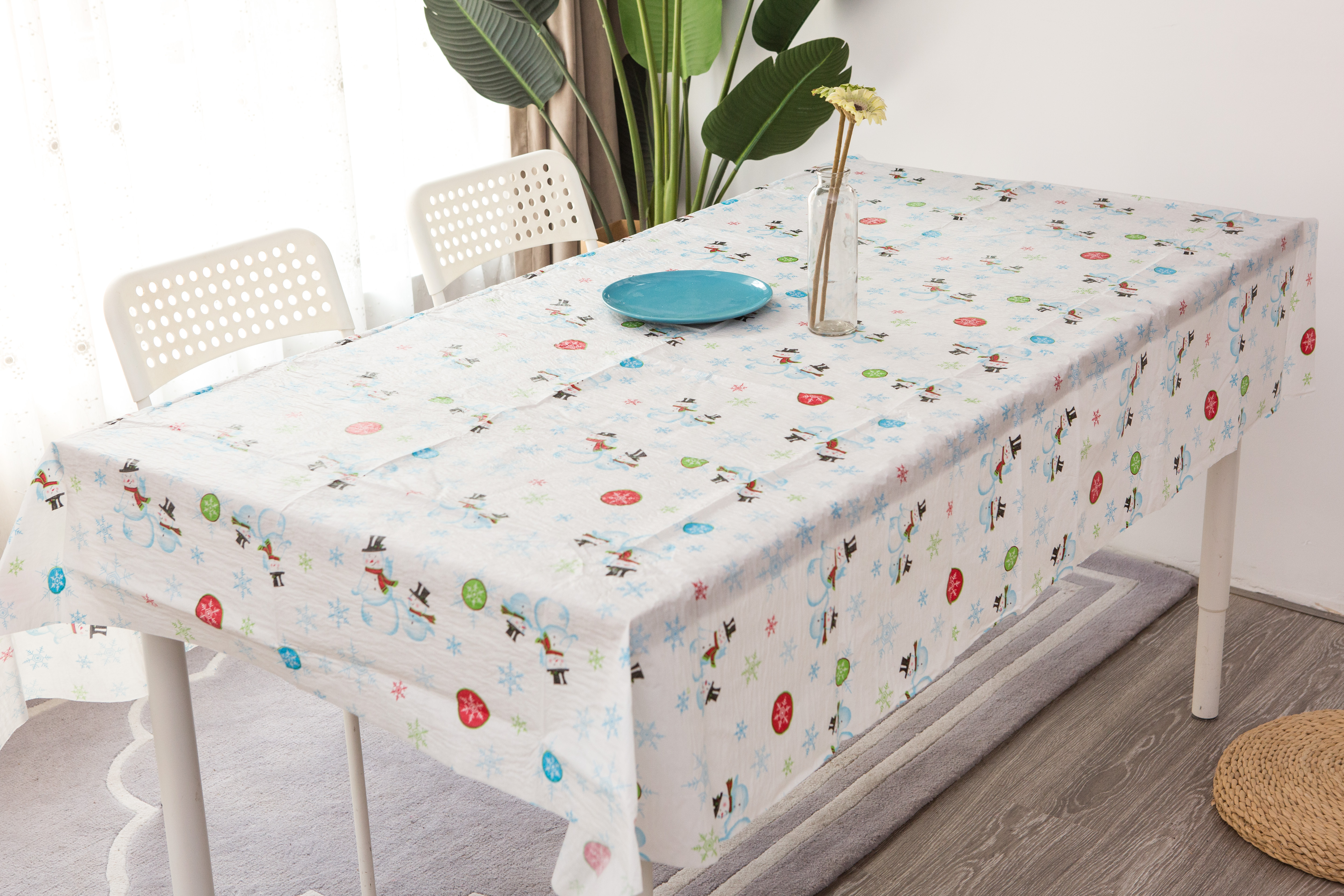 Christmas Series Table Cover Printed Cartoon