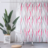 Colored Stripe Style Peva Shower Curtain