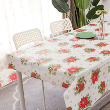 Christmas Series Table Cover Flower Pattern