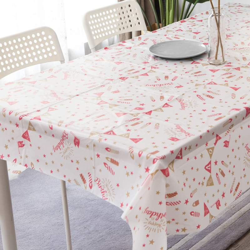 Party Series Pe Table Cover for Birthday