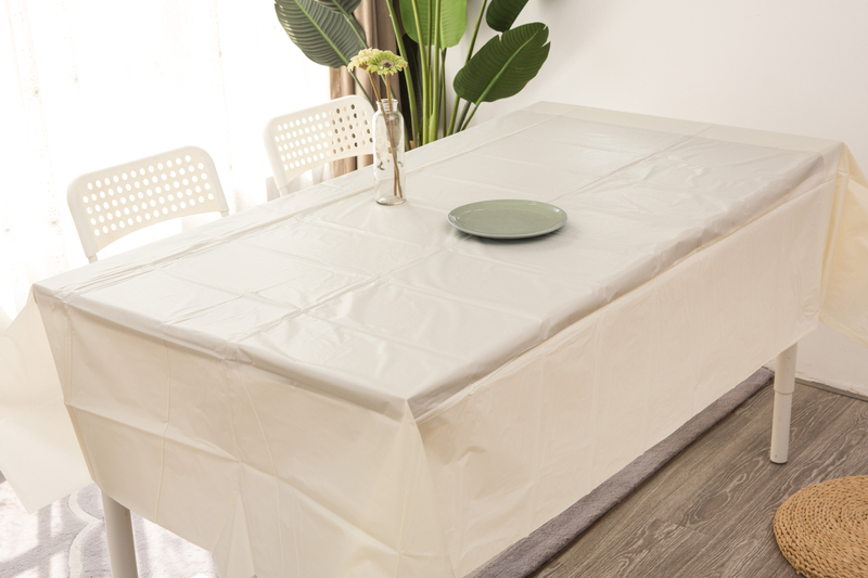 Beige Color Pe Table Cover