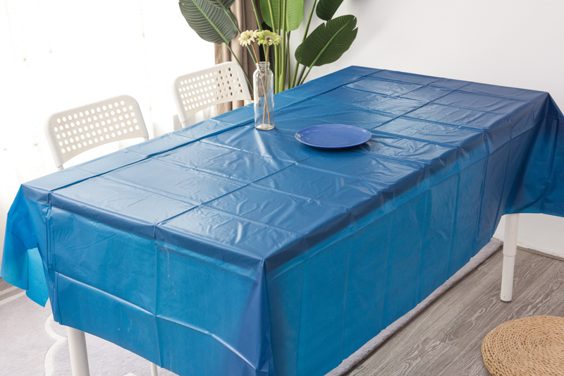 Dark Bule Color Pe Table Cover