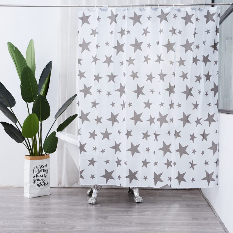 Five-pointed Star Peva Shower Curtain