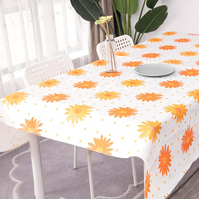 Peva With Flannel Tablecloth With Sewing
