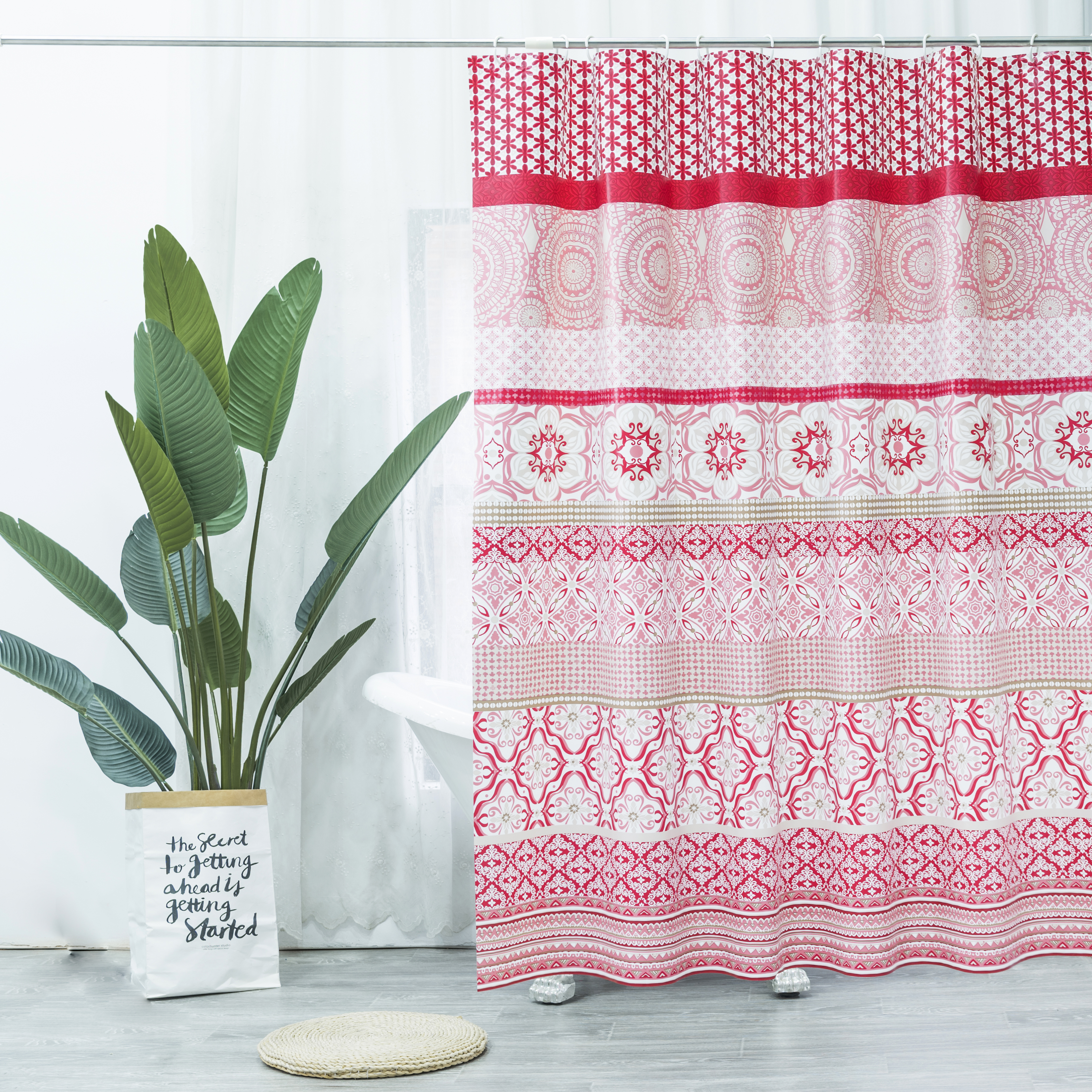  Style Peva Printing Shower Curtain