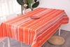 Flannel Tablecloth With Sewing Printing Stripe Pattern