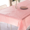  Plaid Pattern Pe Table Cover for Party
