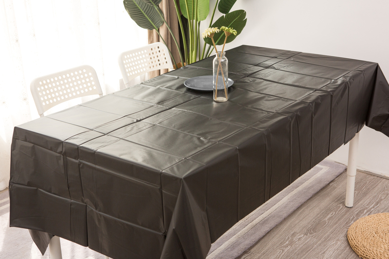 Black Color Pe Table Cover