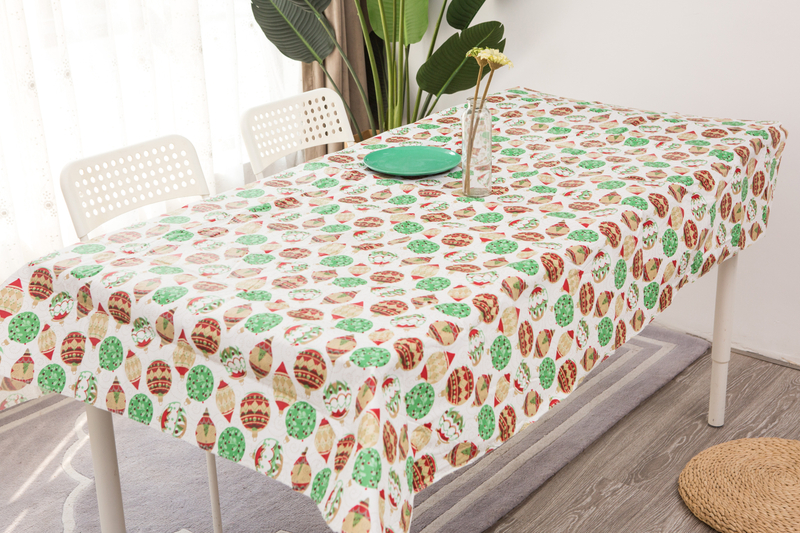 Christmas Series Table Cover Printed Cartoon Pattern