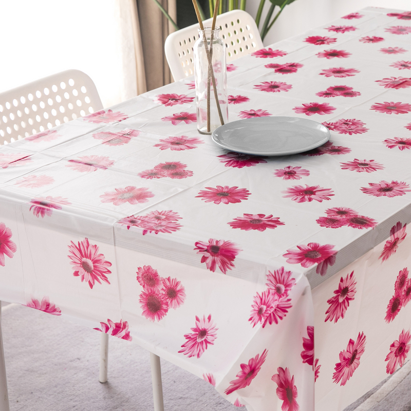 Valentine's Day Series Printing Table Cover Flower Pattern