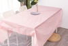 Pink Color Pe Table Cover