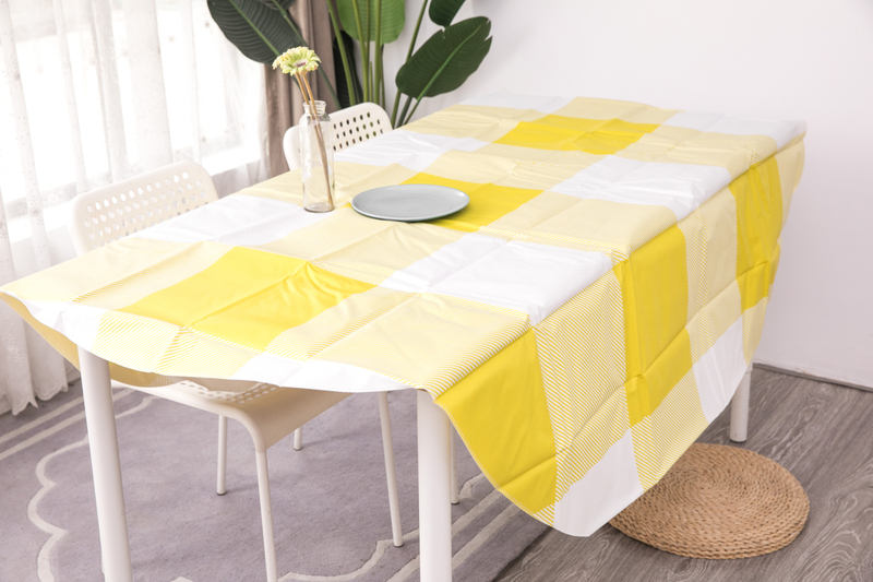 Round Flannel Tablecloth With Sewing Printing Pattern