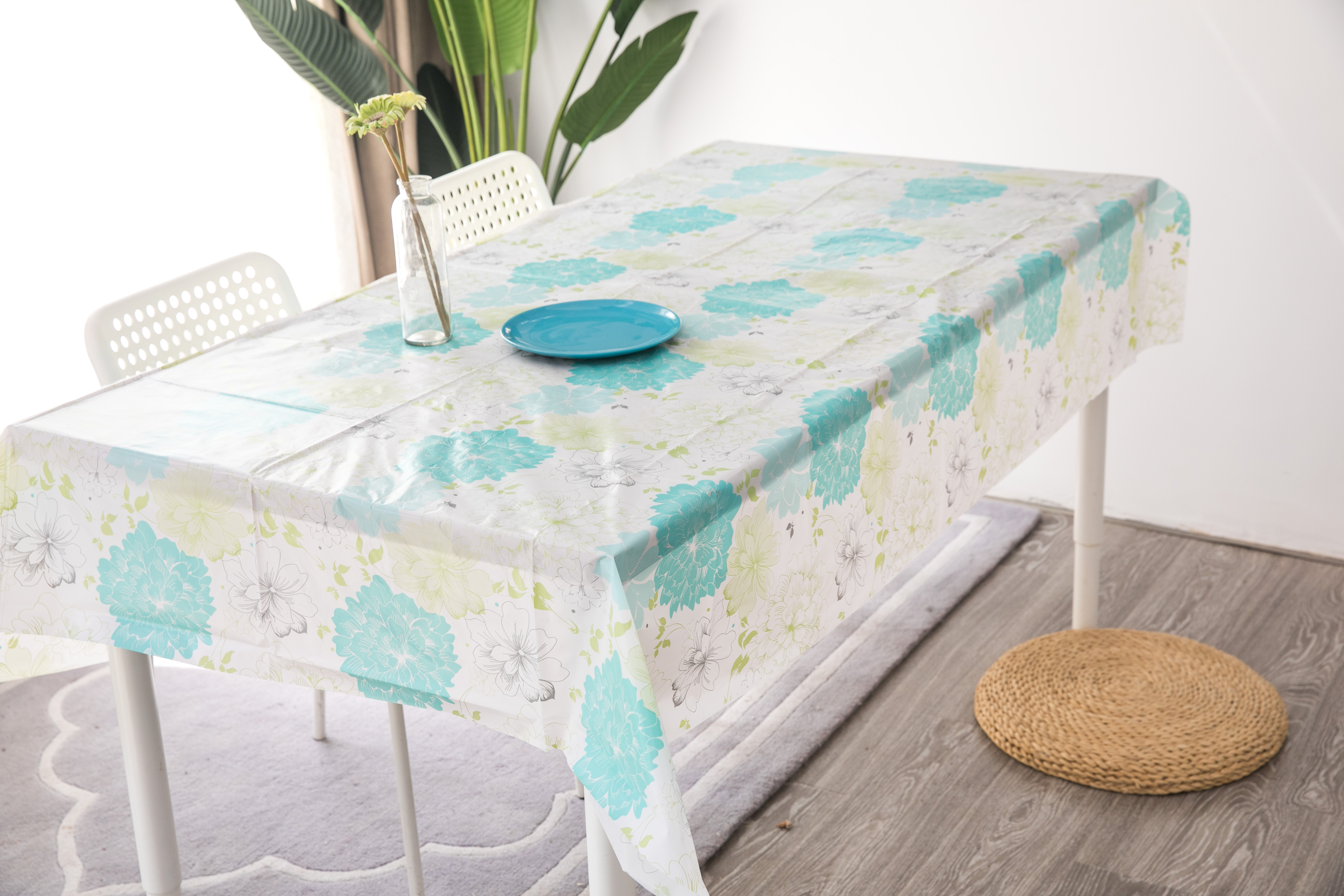 Valentine's Day Series Printing Table Cover Flower Pattern