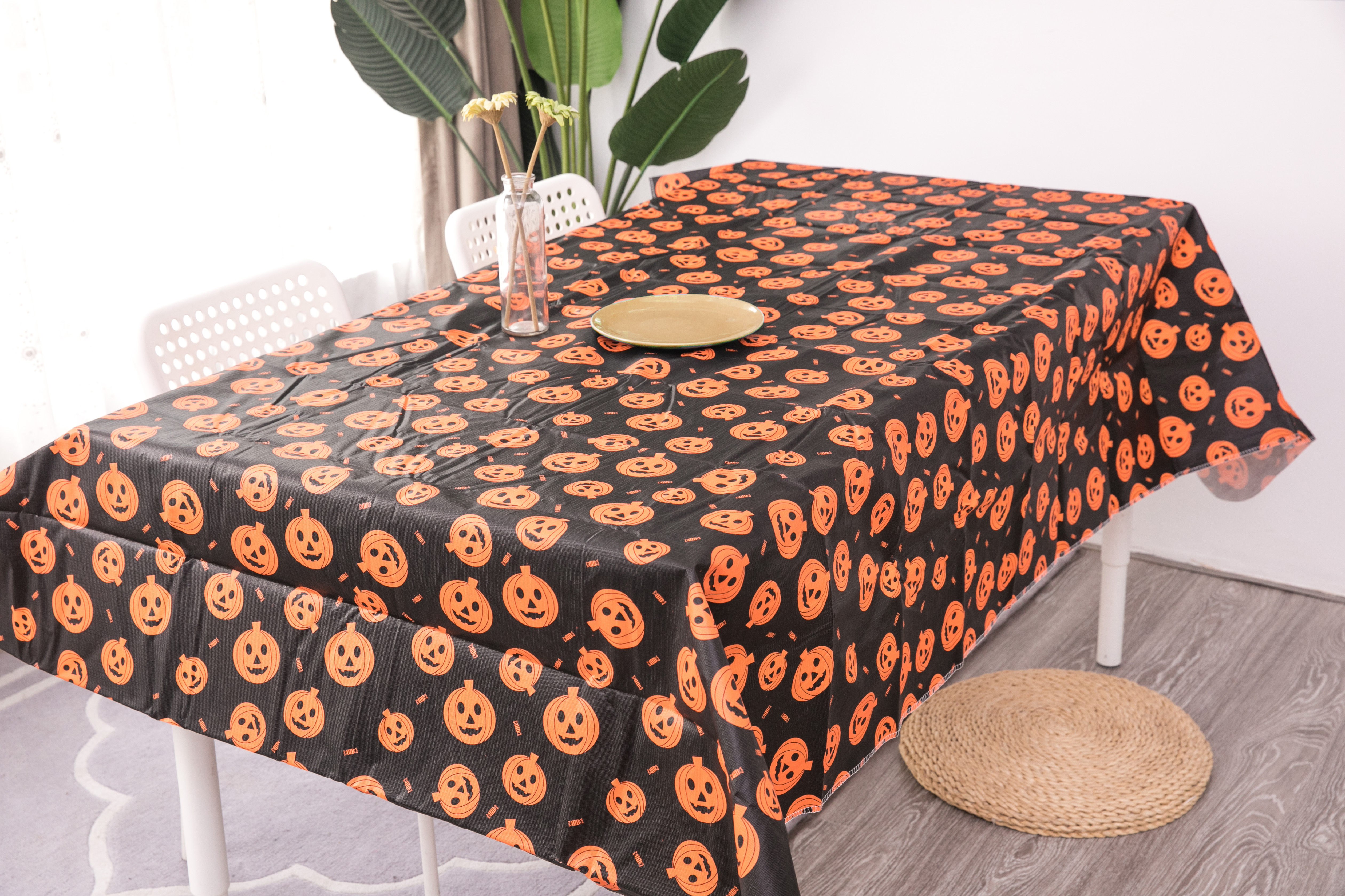 Halloween Series Table Cover Printed Pumpkin