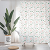Flower Style Printing Peva Shower Curtain