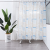 Sketch style Peva Shower Curtain
