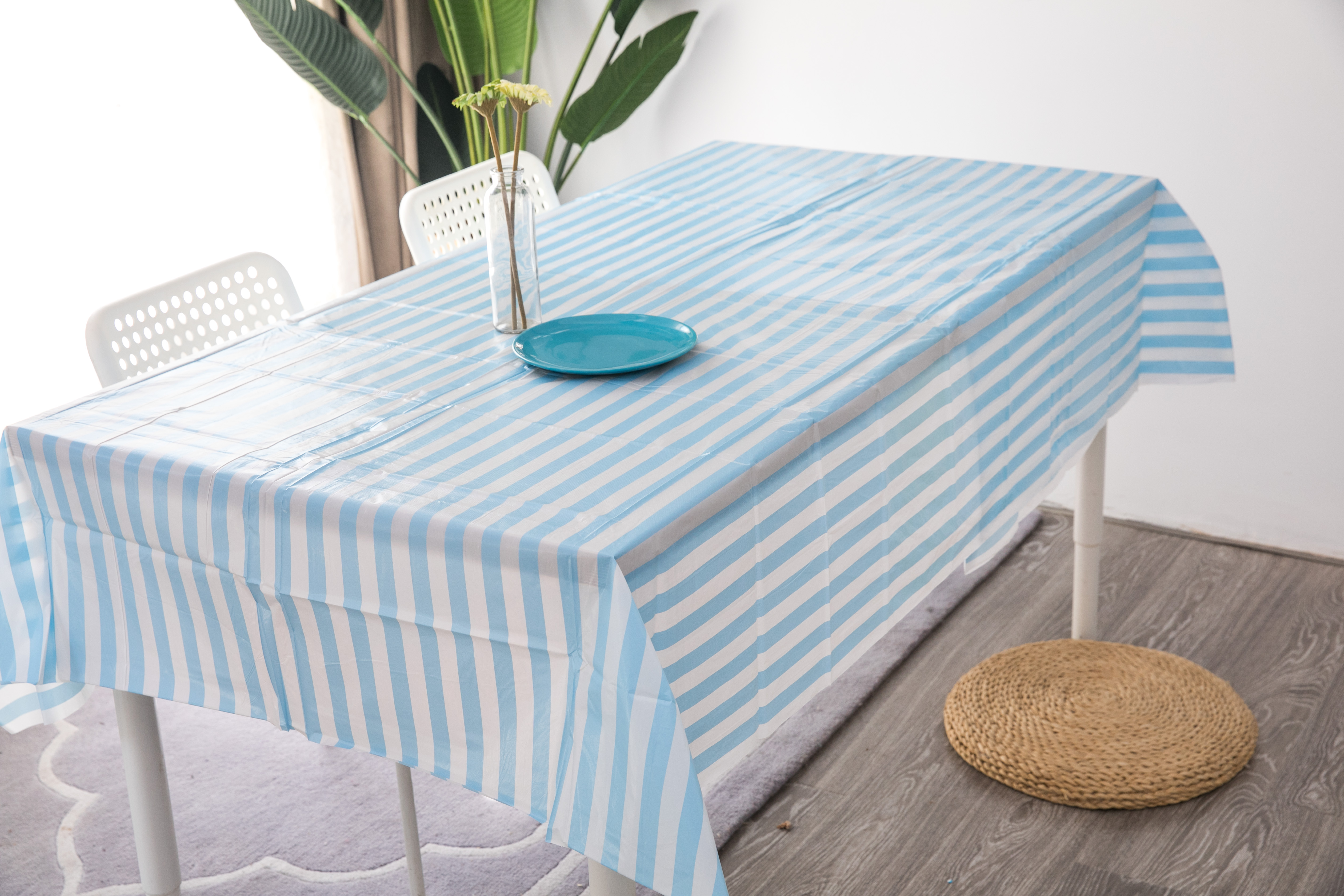  Pe Plaid Pattern Table Cover for Picnic